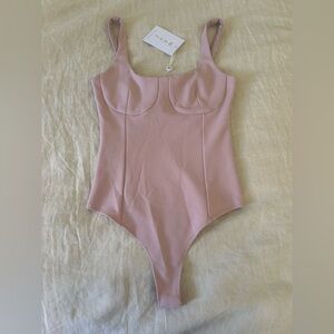 Wayf Bravado Tank Cupped Thong Bodysuit